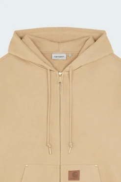 Hooded Eldon Sweat Jacket - Hoodie zippé | Beige
