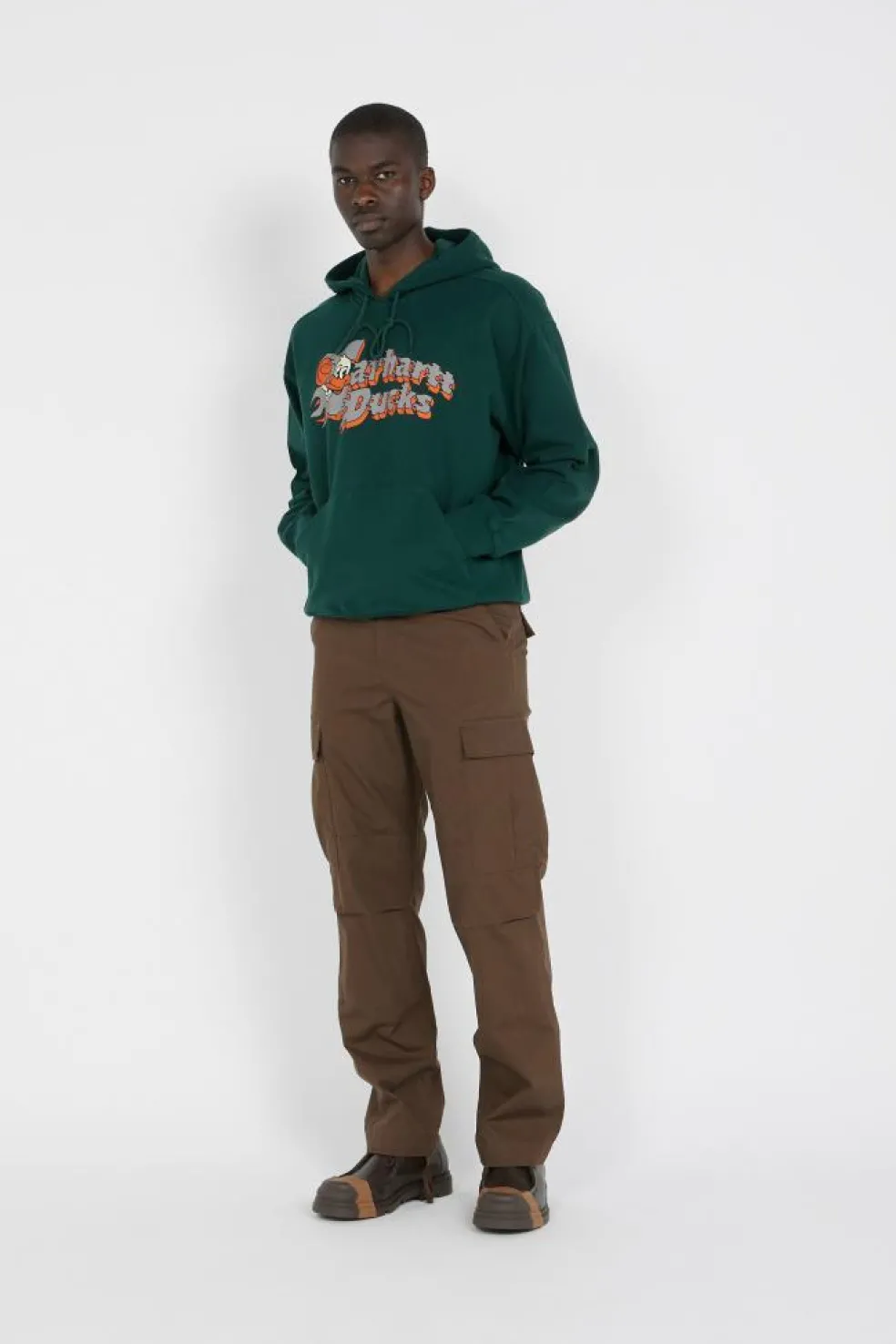 Hooded Flaming Ducks Sweat - Hoodie | Vert