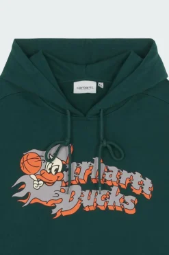 Hooded Flaming Ducks Sweat - Hoodie | Vert