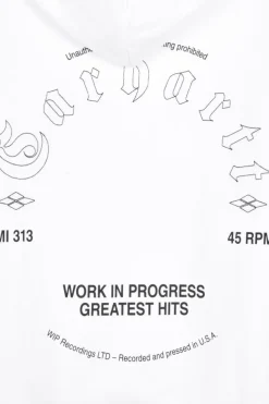 Hooded Greatest Hits Sweat - Hoodie | Blanc