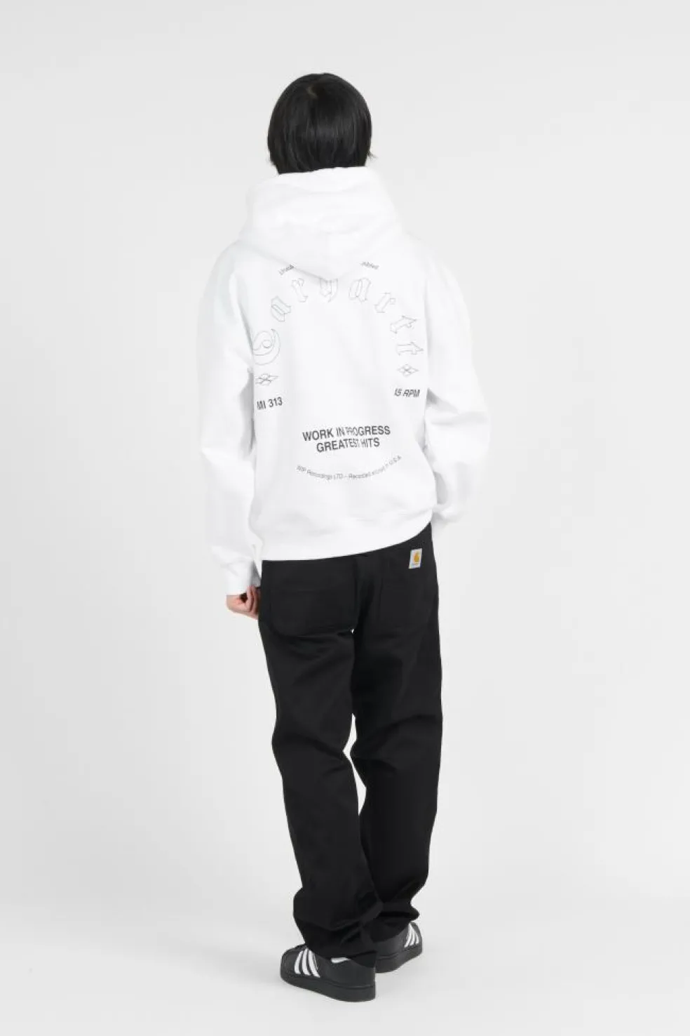 Hooded Greatest Hits Sweat - Hoodie | Blanc