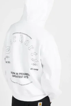 Hooded Greatest Hits Sweat - Hoodie | Blanc