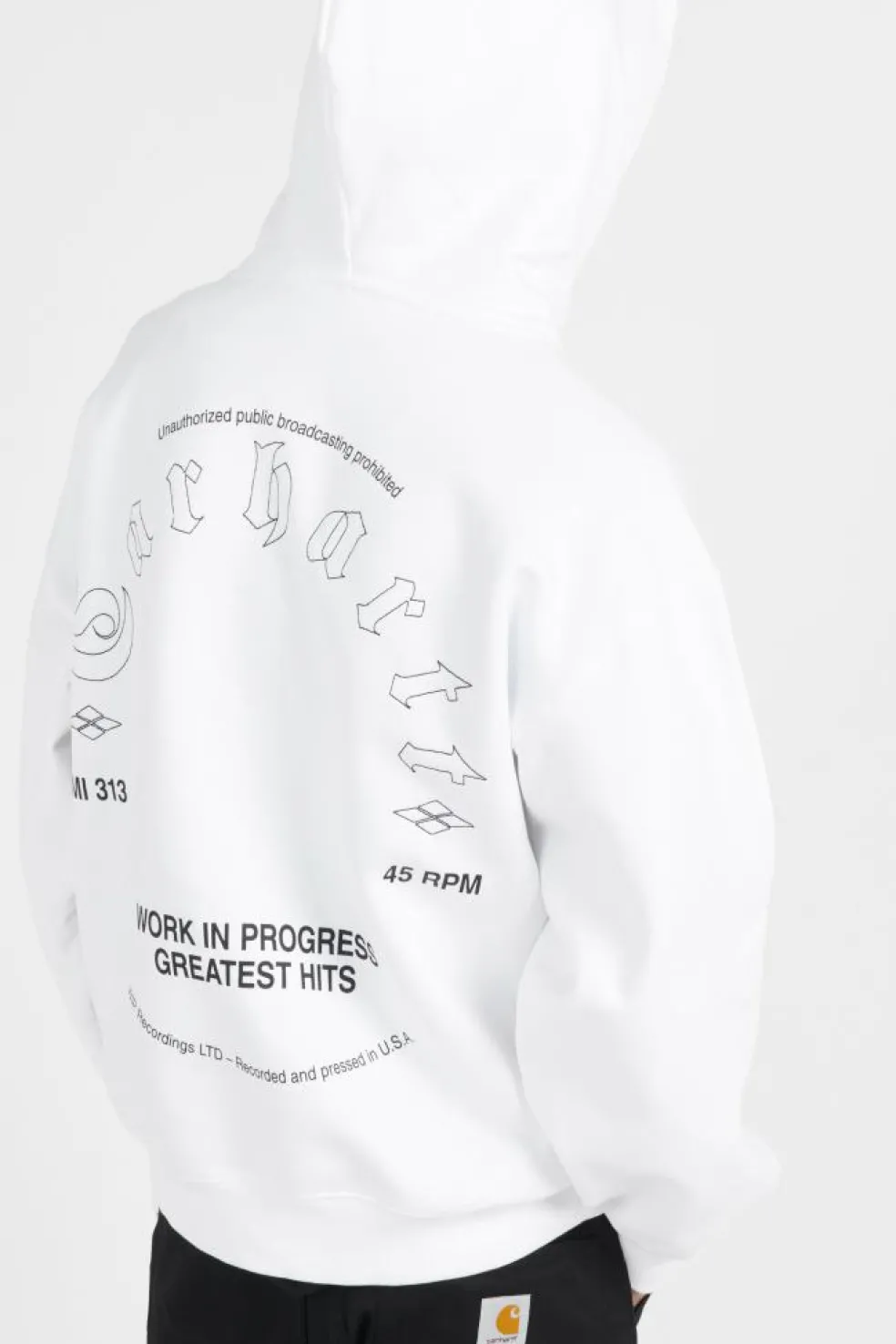 Hooded Greatest Hits Sweat - Hoodie | Blanc