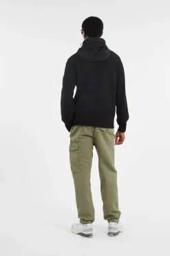 HOODED KNIT - Cardigan | Noir