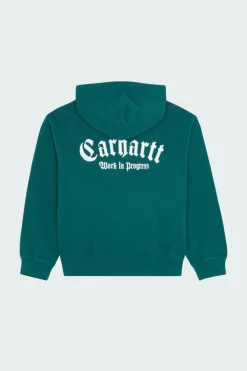 Hooded Onyx Script Sweat - Hoodie | Vert