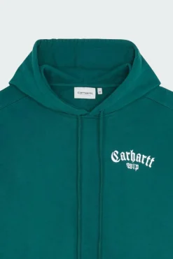 Hooded Onyx Script Sweat - Hoodie | Vert