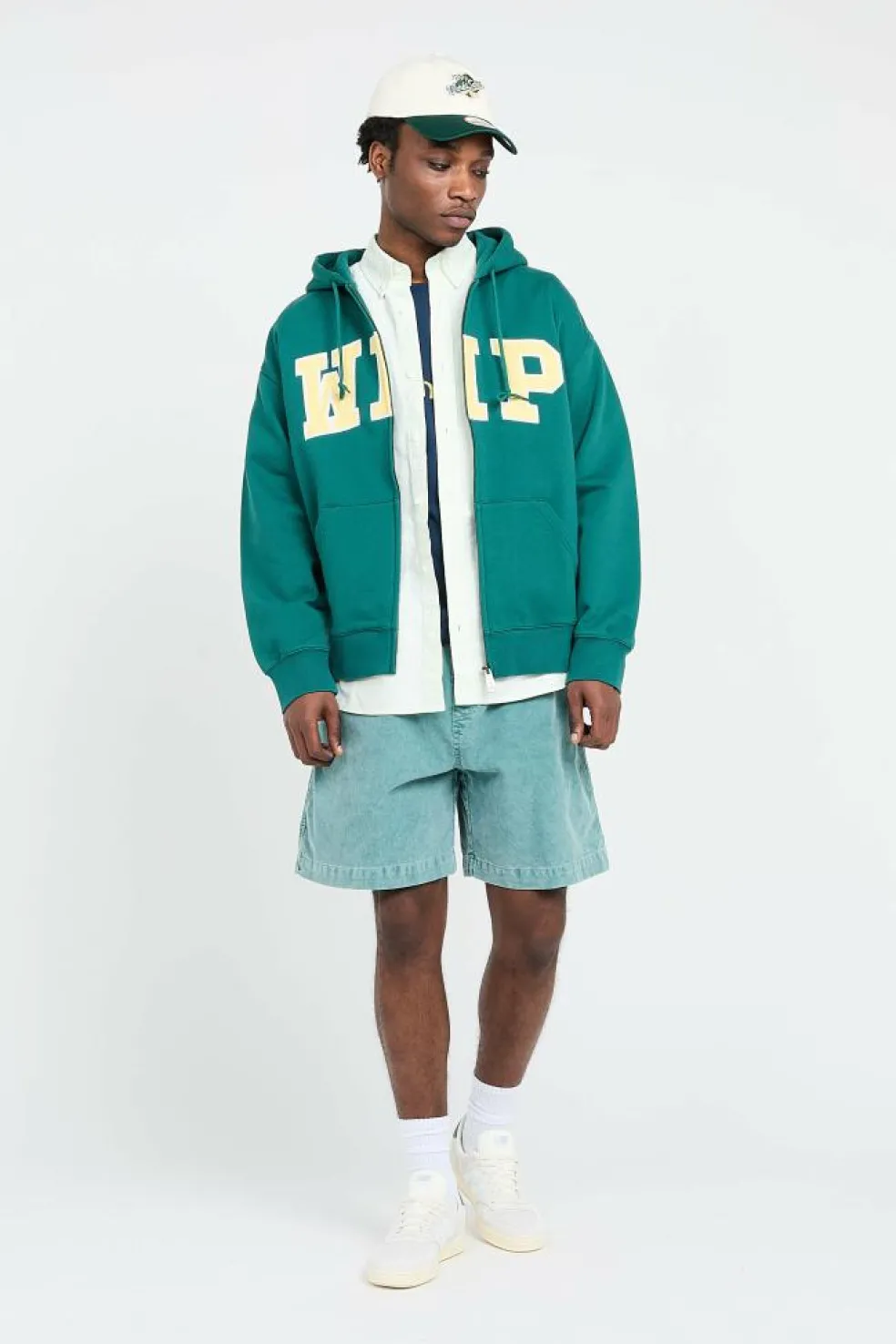 Hooded WIP Sweat Jacket - Hoodie zippé | Vert