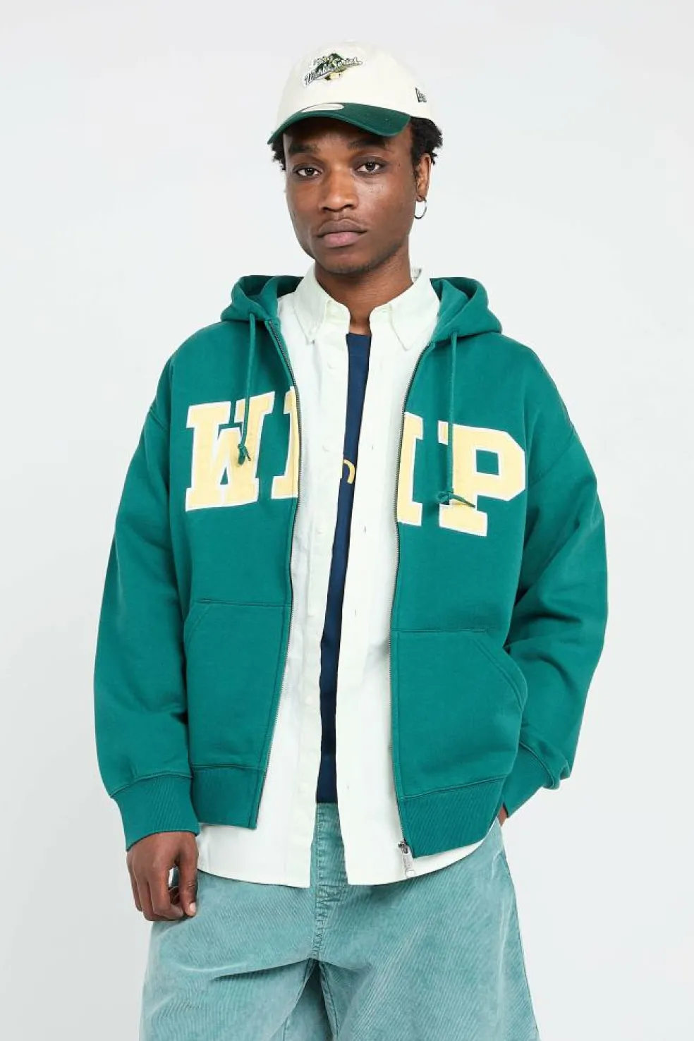 Hooded WIP Sweat Jacket - Hoodie zippé | Vert