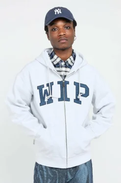 Hooded WIP Sweat Jacket - Hoodie zippé | Gris