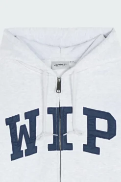 Hooded WIP Sweat Jacket - Hoodie zippé | Gris