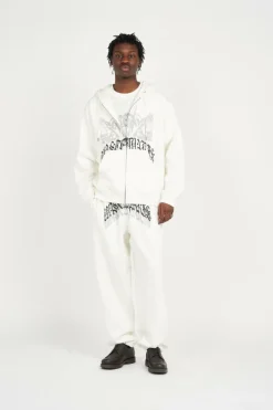 HOODIE ZIP GUARDIAN - Hoodie zippé | Beige