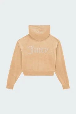 Hoodie zippé | Beige