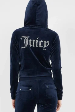 Hoodie zippé | Bleu