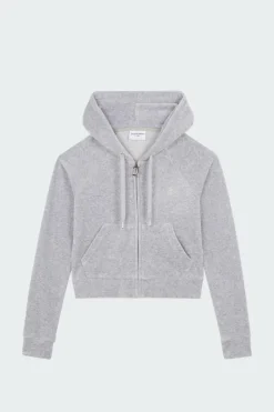 Hoodie zippé | Gris