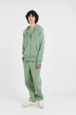 Hoodie zippé | Vert