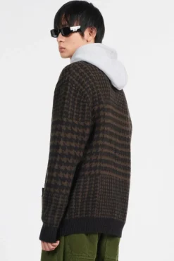 Houndstooth - Gilet | Noir