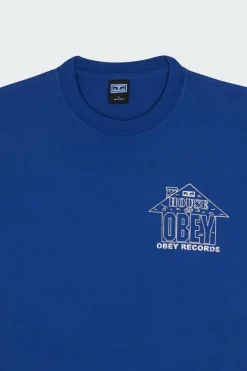 HOUSE OF RECORD - T-shirt | Bleu