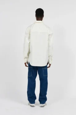 housni ls shirt repatch monogram - Chemise | Blanc