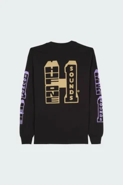 HUF ONE SOUND LS - T-shirt | Noir