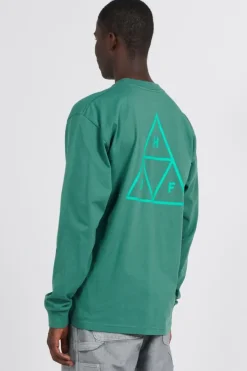 HUF SET TT LS - T-shirt | Vert