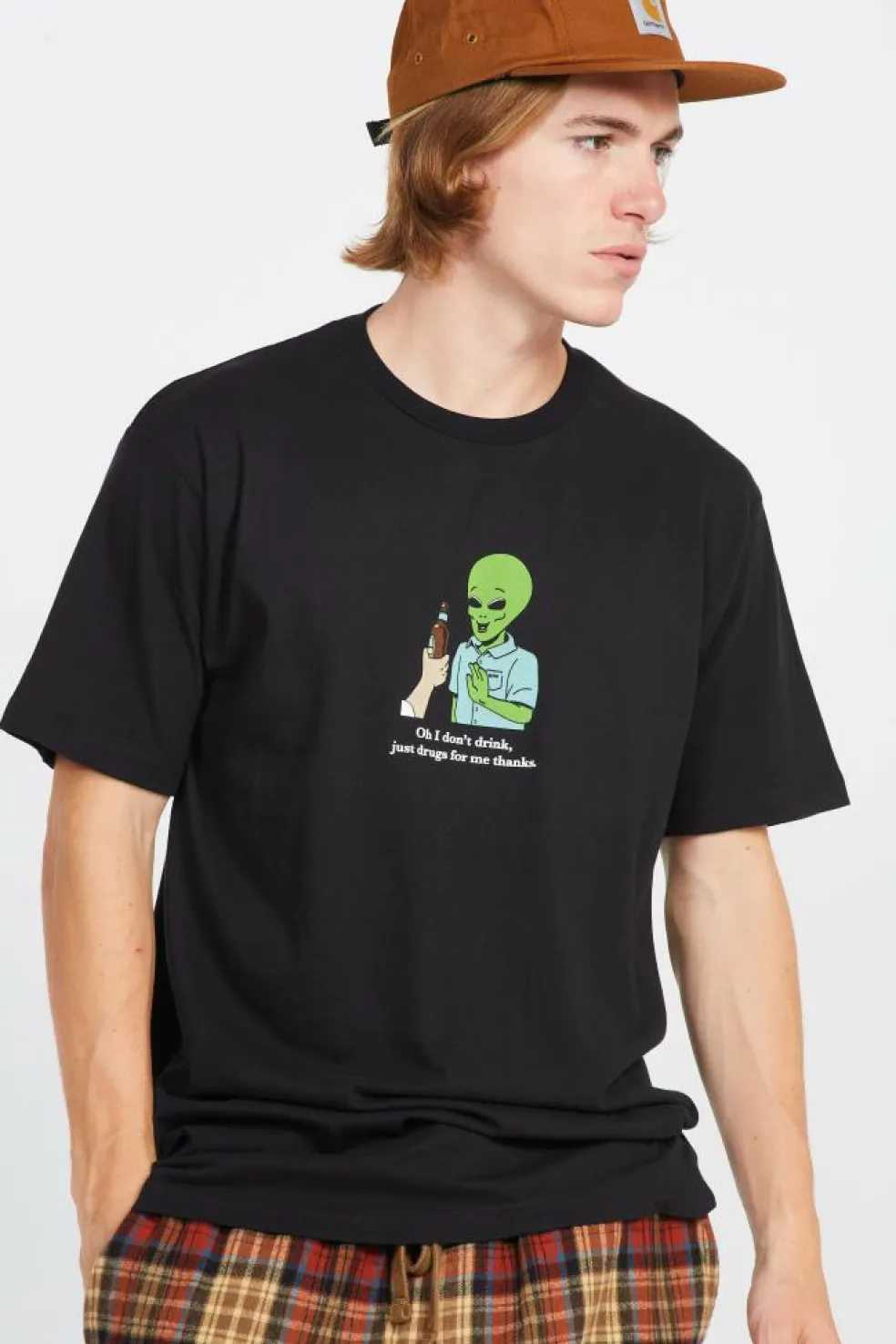 I Don't Drink Tee - T-shirt | Noir