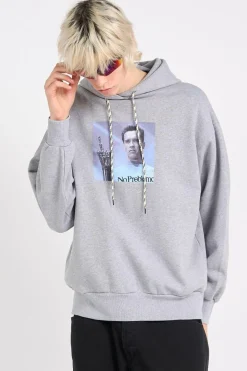 I LL BE BACK - Hoodie | Gris