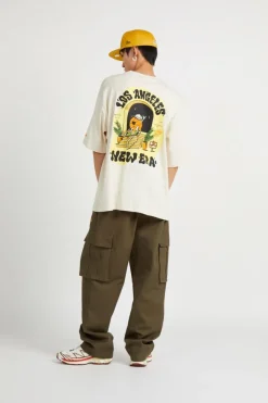 IC OS TEE NEWERA - T-shirt | Beige