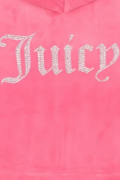 ICCLE DIAMANTE - Hoodie zippé | Rose