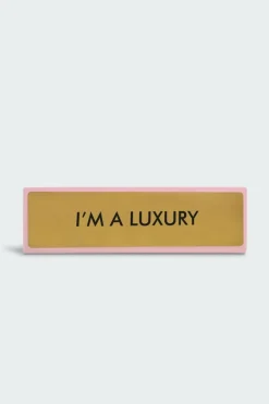 I'M A LUXURY - Plaque de bureau | Doré