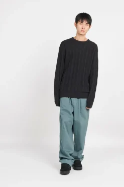 INTERLACED JACQUARD OVER - Pull | Noir