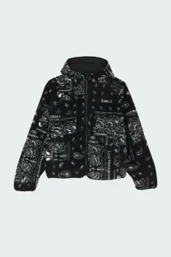 ITALIC JQD BOA FLEECE RVSB HOODED JACKET - Veste | Noir