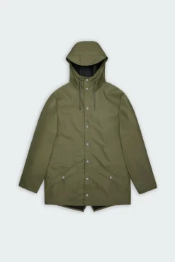 JACKET W3 - Coupe-vent imperméable à capuche | Vert