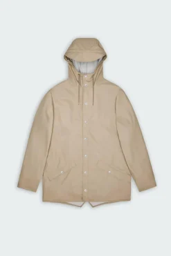 JACKET W3 - Coupe-vent imperméable à capuche | Beige