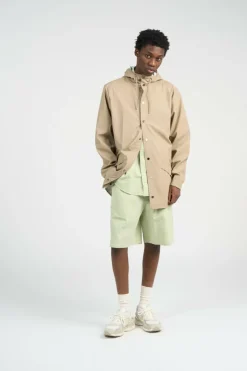 JACKET W3 - Coupe-vent imperméable à capuche | Beige