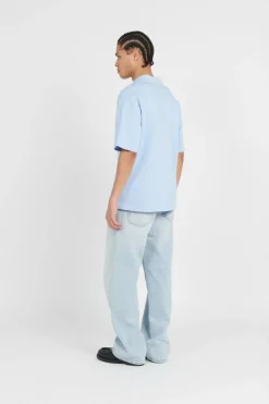 JACQUARD POLO - Polo | Bleu