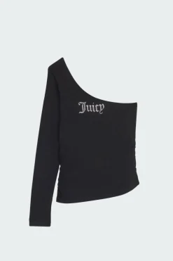 JUICY ASYMMETRIC LONG SLEEVE - Top | Noir