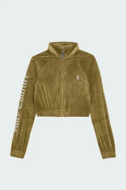 JUICY SLEEVE LOGO TRACKTOP - Veste | Kaki