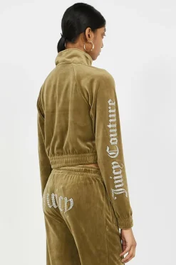 JUICY SLEEVE LOGO TRACKTOP - Veste | Kaki