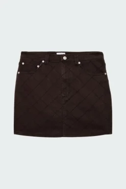 KALLIE DENIM JVA JAVA BRO - Jupe | Marron