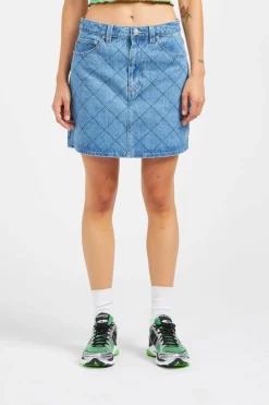 KALLIE DENIM LIN LIGHT IN - Jupe | Bleu