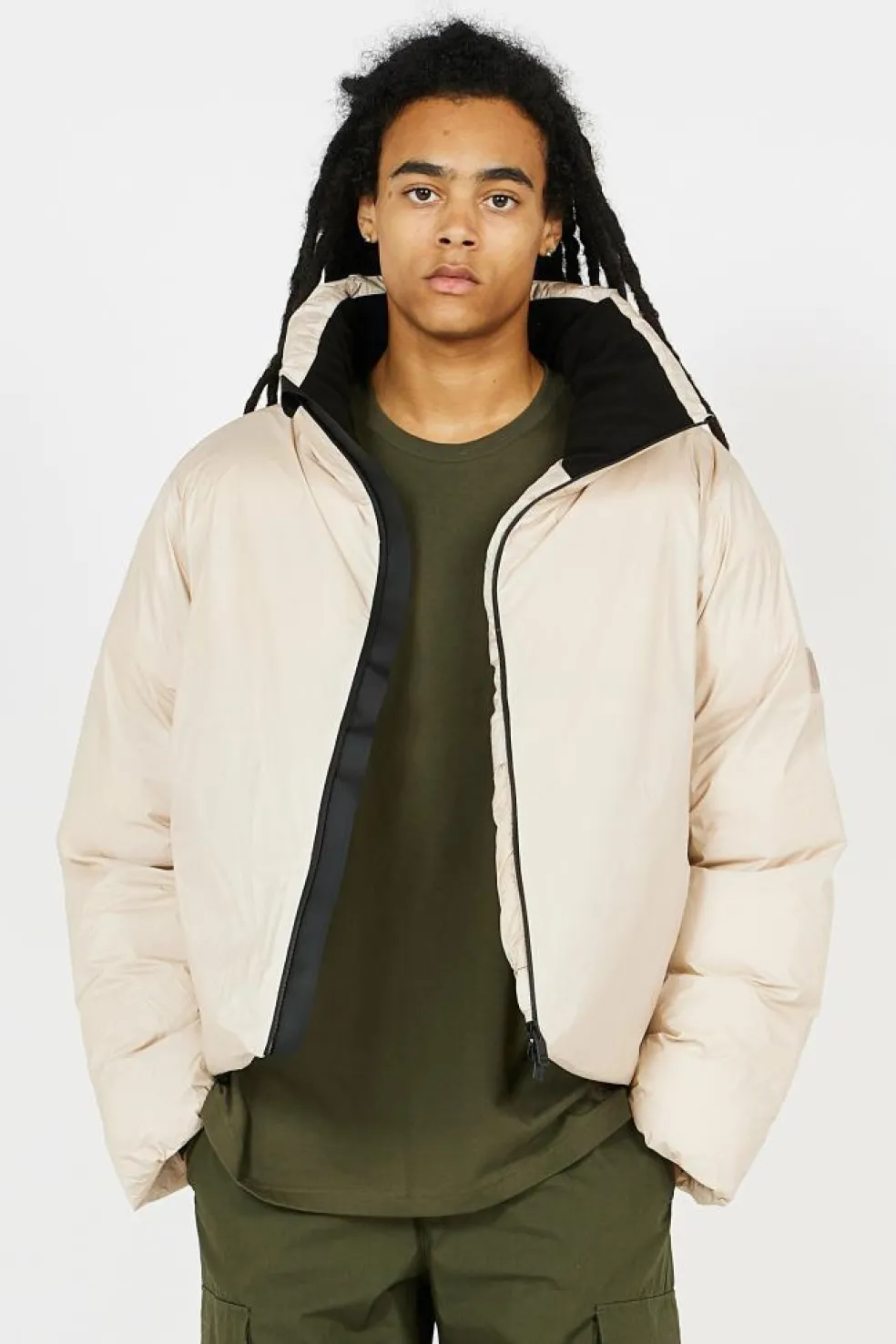 KEVO SHORT PUFFER - Doudoune | Beige