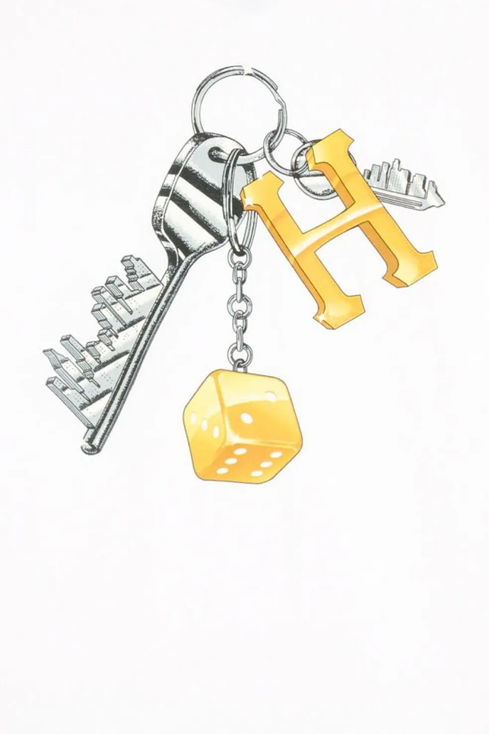 KEYS TO THE CITY SS - T-shirt | Blanc