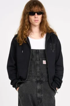 KINGDOM CURVE ZIP - Hoodie zippé | Noir