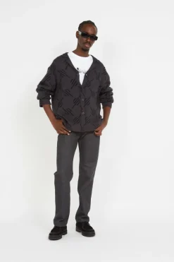 kirabo monogram knit - Gilet | Noir