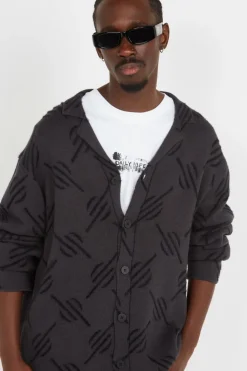 kirabo monogram knit - Gilet | Noir