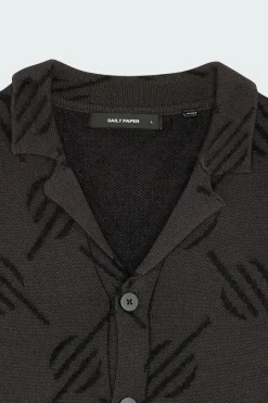 kirabo monogram knit - Gilet | Noir