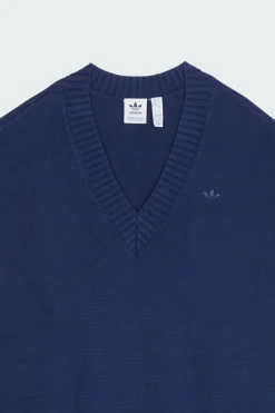 KNIT VEST - Pull | Bleu