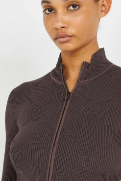 KNITTED MONOGRAM - Gilet | Marron