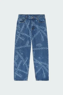 KNUCKLES CASPER PANT - Jean | Bleu