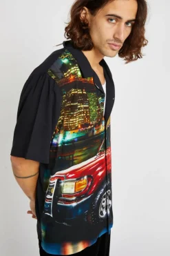 LAND CR BIG - Chemise | Noir